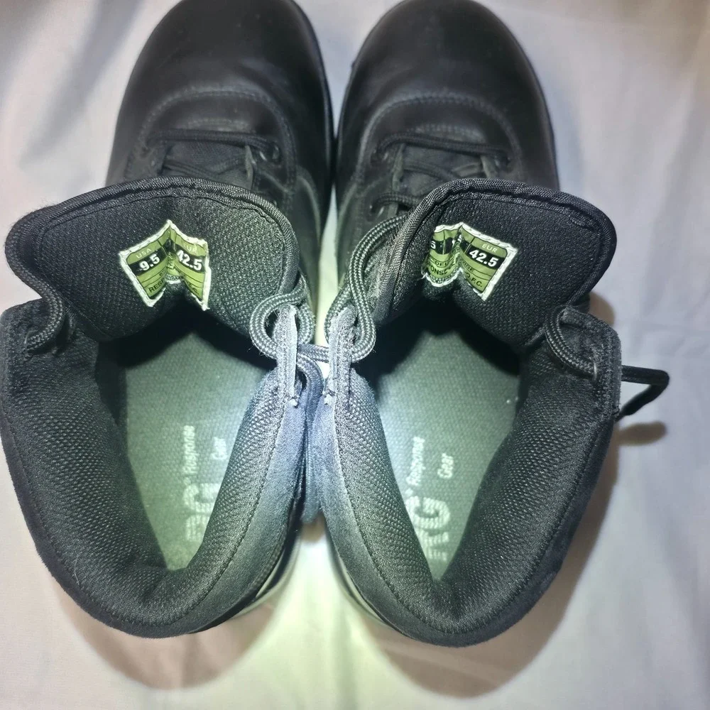 RG Response Gear by T.O.F.C. Men's Black Delivery ll Wide Work Boots Size 9.5